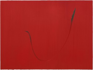 「あなたのくちびるは紅の糸 Your Lips Are Like A Scarlet Strand」oil on canvas/91×122cm/2012