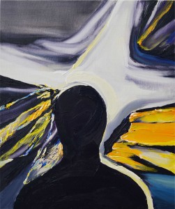 須永有「あなたの顔は、よく見える」72.7×60.6cm / oil on canvas